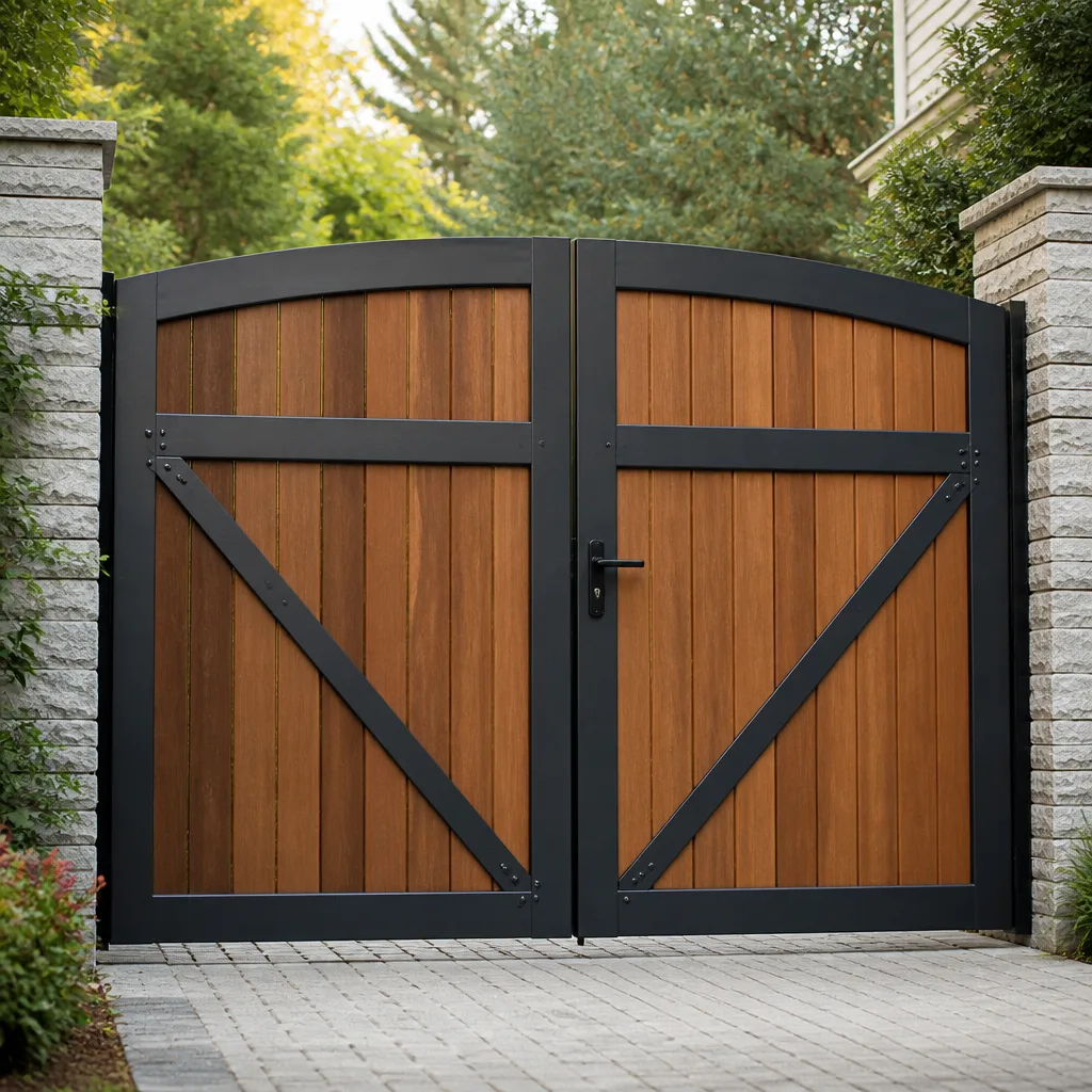 Wood & steel frame